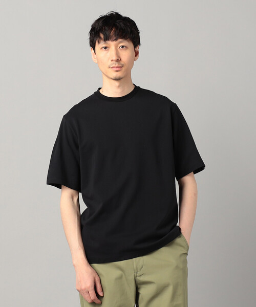 COMME CA MEN（コムサメン）の「和紙天竺 Tシャツ（Tシャツ/カットソー・メンズ・ブラック/ホワイト/グレー/チャコールグレー・L/M）」の18枚目の写真