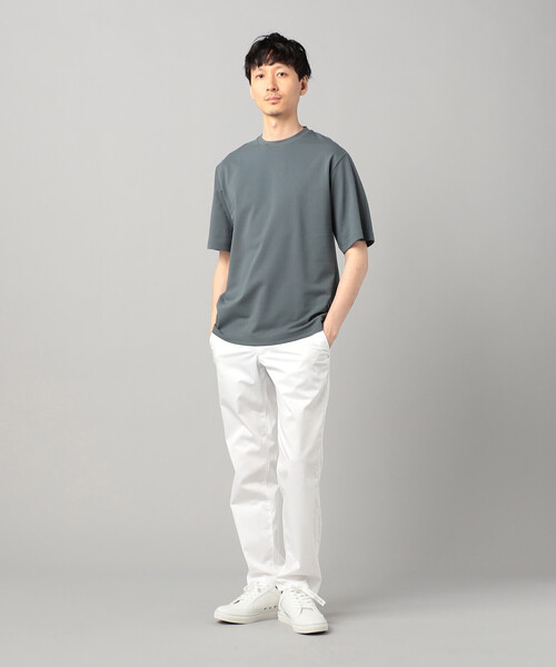 COMME CA MEN（コムサメン）の「和紙天竺 Tシャツ（Tシャツ/カットソー・メンズ・ブラック/ホワイト/グレー/チャコールグレー・L/M）」の20枚目の写真