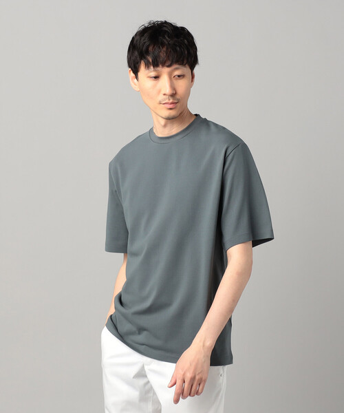 COMME CA MEN（コムサメン）の「和紙天竺 Tシャツ（Tシャツ/カットソー・メンズ・ブラック/ホワイト/グレー/チャコールグレー・L/M）」の22枚目の写真