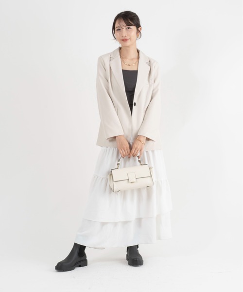 LORISTELLA(ロリステッラ)の「【LORISTELLA/ロリステッラ】2WAY レザー ハンドバッグ ショルダーバッグ ワンハンドルバッグ BETH イタリア製(ショルダーバッグ・レディース・ブラック/アイボリー/ライトブルーグレー/ベージュ系その他/ブラウン/カーキ/サンドベージュ/スモークピンク/グレー系その他・FREE)」の17枚目の写真