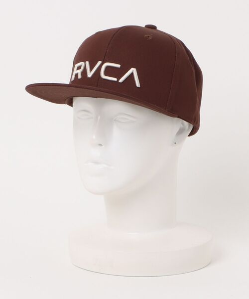 RVCA(ルーカ)の「RVCA/ルーカ キャップ TWILL SNAPBACKⅡ BF041-950(キャップ・メンズ・ブラック×ホワイト/ブラウン/ブラック×ブラック/ナチュラル・FREE)」の13枚目の写真