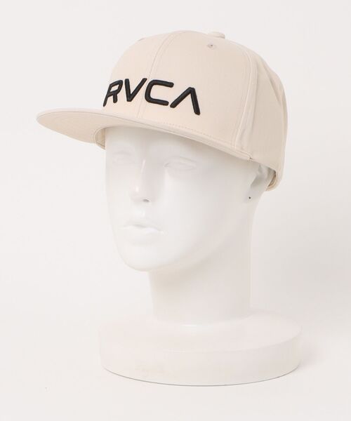 RVCA(ルーカ)の「RVCA/ルーカ キャップ TWILL SNAPBACKⅡ BF041-950(キャップ・メンズ・ブラック×ホワイト/ブラウン/ブラック×ブラック/ナチュラル・FREE)」の12枚目の写真