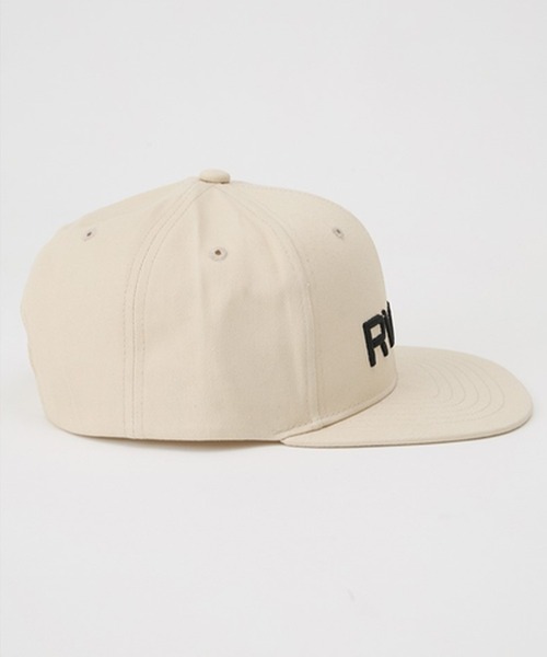 RVCA(ルーカ)の「RVCA/ルーカ キャップ TWILL SNAPBACKⅡ BF041-950(キャップ・メンズ・ブラック×ホワイト/ブラウン/ブラック×ブラック/ナチュラル・FREE)」の19枚目の写真