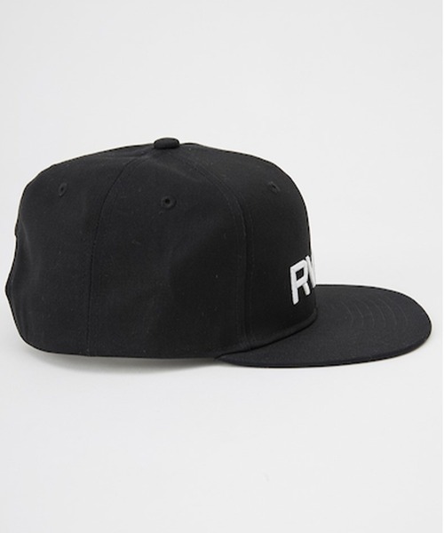 RVCA(ルーカ)の「RVCA/ルーカ キャップ TWILL SNAPBACKⅡ BF041-950(キャップ・メンズ・ブラック×ホワイト/ブラウン/ブラック×ブラック/ナチュラル・FREE)」の8枚目の写真