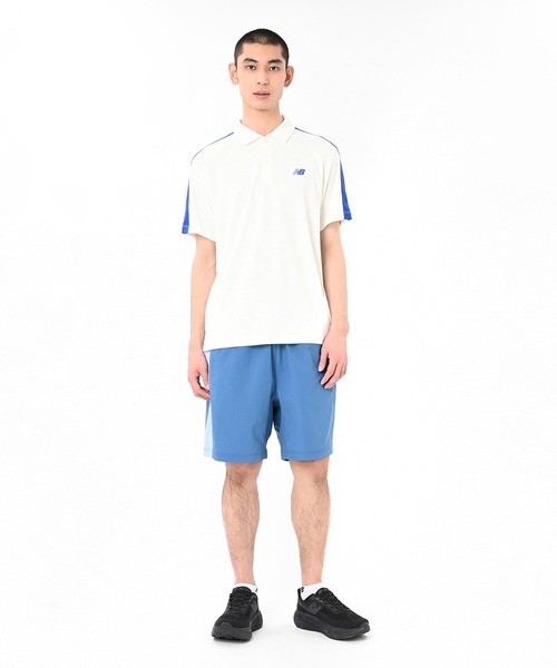 NEW BALANCE(ニューバランス)の「パフォーマンスファンクションポロ(ポロシャツ・メンズ・ホワイト/ブルー・SMALL/MEDIUM/LARGE/X-LARGE/XX-LARGE)」の5枚目の写真