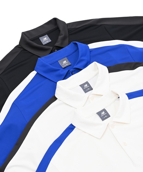 NEW BALANCE(ニューバランス)の「パフォーマンスファンクションポロ(ポロシャツ・メンズ・ホワイト/ブルー・SMALL/MEDIUM/LARGE/X-LARGE/XX-LARGE)」の12枚目の写真