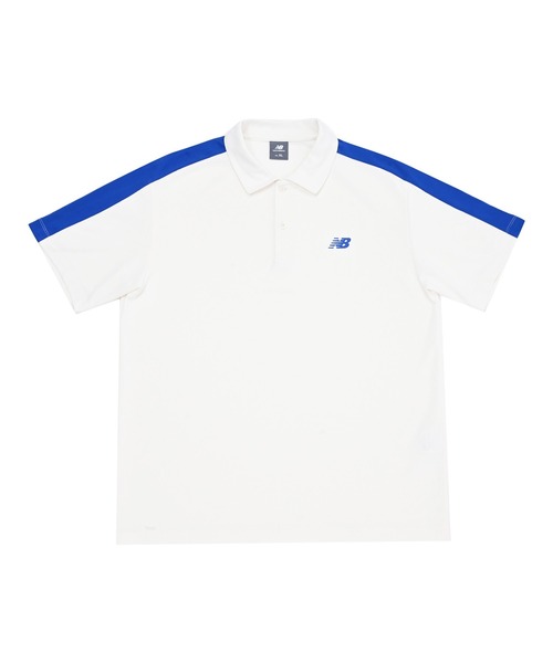 NEW BALANCE(ニューバランス)の「パフォーマンスファンクションポロ(ポロシャツ・メンズ・ホワイト/ブルー・SMALL/MEDIUM/LARGE/X-LARGE/XX-LARGE)」の13枚目の写真