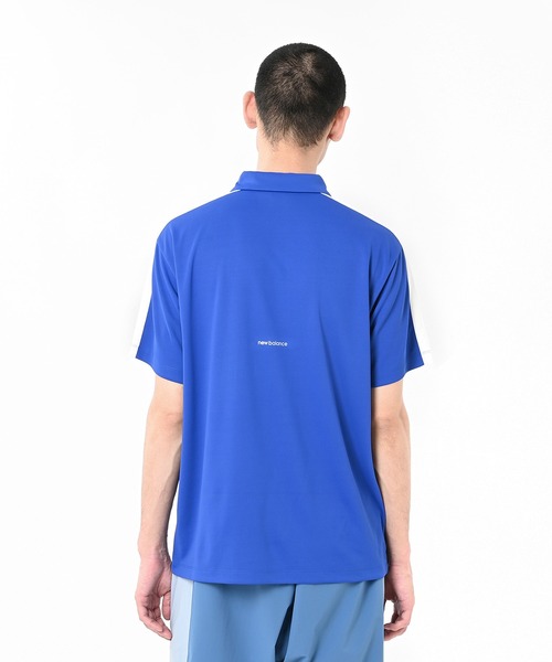NEW BALANCE(ニューバランス)の「パフォーマンスファンクションポロ(ポロシャツ・メンズ・ホワイト/ブルー・SMALL/MEDIUM/LARGE/X-LARGE/XX-LARGE)」の16枚目の写真