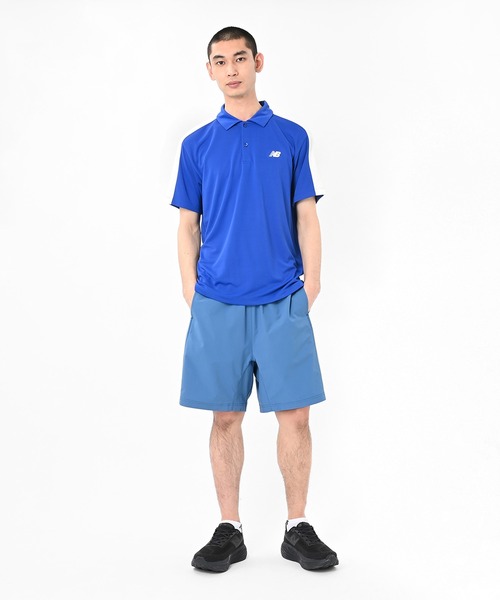 NEW BALANCE(ニューバランス)の「パフォーマンスファンクションポロ(ポロシャツ・メンズ・ホワイト/ブルー・SMALL/MEDIUM/LARGE/X-LARGE/XX-LARGE)」の17枚目の写真