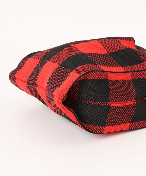 SLOWER(スロウワー)の「SLOWER/スロウワー PEBBLE KNIT BAG Cape(トートバッグ・メンズ・チェック/ブラウン/グレー/その他2/ドット・FREE)」の7枚目の写真