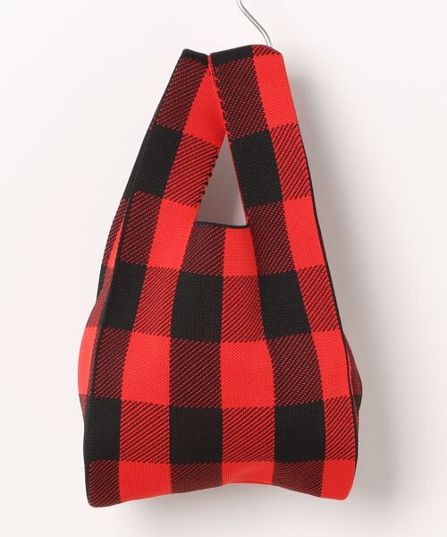 SLOWER(スロウワー)の「SLOWER/スロウワー PEBBLE KNIT BAG Cape(トートバッグ・メンズ・チェック/ブラウン/グレー/その他2/ドット・FREE)」の11枚目の写真