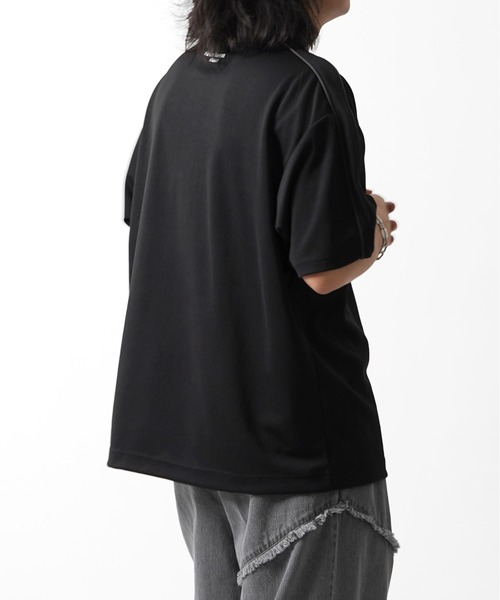 Confirm(コンファーム)の「フロントプリント サイドライン ユニフォーム半袖Tシャツ メンズ レディース(Tシャツ/カットソー・メンズ・ブラック/ホワイト/チャコールグレー/グレー・L/M)」の15枚目の写真