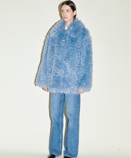 jakke（ジャッキー）の「ANTONIA（その他アウター・レディース・ライトブラウン/ライトブルー・S）」の5枚目の写真