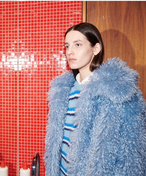 jakke（ジャッキー）の「ANTONIA（その他アウター・レディース・ライトブラウン/ライトブルー・S）」の6枚目の写真