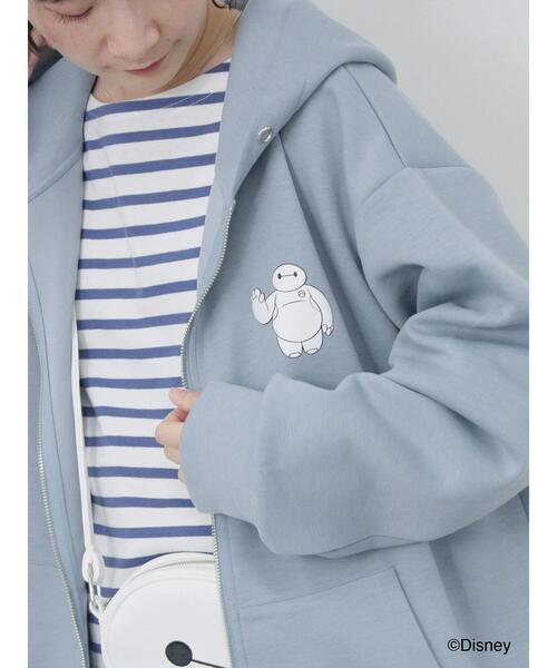 PEARLY GATES - サマンサタバサ  アンダー25 マカロン柄 フルジップパーカー セール】【Disney】ベイマックス/ワンポイントジップパーカー（T