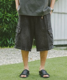 RAGEBLUE | ヴィンテージライクデニム/ミリタリーカーゴショーツ(カーゴパンツ)