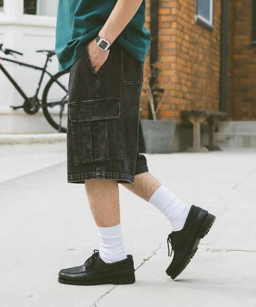 RAGEBLUE（レイジブルー）の「ヴィンテージライクデニム/ミリタリーカーゴショーツ（カーゴパンツ・メンズ・カーキ/ブラック/ブルー/ネイビー/ダークグレー・SMALL/MEDIUM/LARGE）」の15枚目の写真