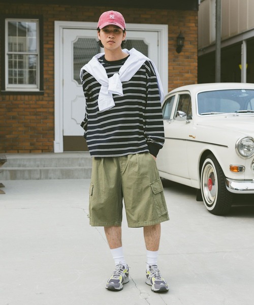 RAGEBLUE（レイジブルー）の「ヴィンテージライクデニム/ミリタリーカーゴショーツ（カーゴパンツ・メンズ・カーキ/ブラック/ブルー/ネイビー/ダークグレー・SMALL/MEDIUM/LARGE）」の16枚目の写真