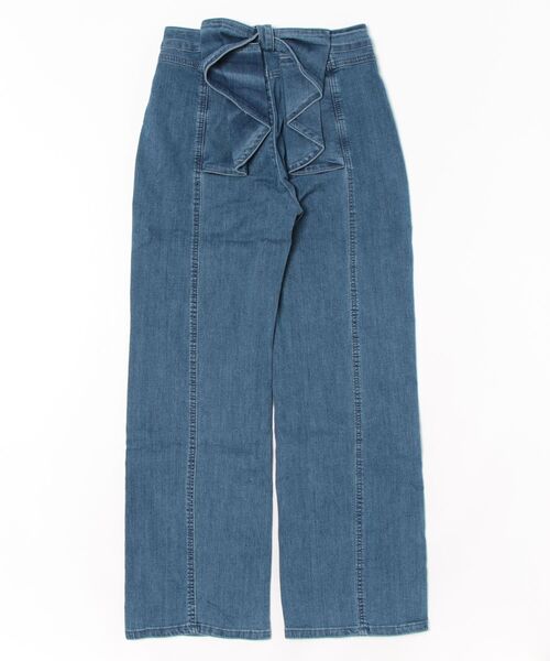 UP START（アップスタート）の「【LAMPOON】バックリボンデニムパンツ（デニムパンツ・レディース・ブルー・MEDIUM/LARGE/SMALL）」の5枚目の写真