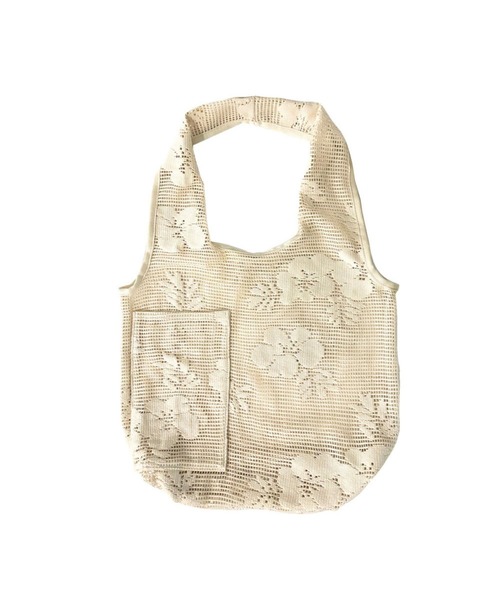 ROOTOTE（ルートート）の「ルートート / SC.ルーショッパーグランデ.レース-A（エコバッグ/サブバッグ・レディース・ホワイト/キナリ・FREE）」の6枚目の写真