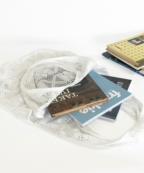 ROOTOTE（ルートート）の「ルートート / SC.ルーショッパーグランデ.レース-A（エコバッグ/サブバッグ・レディース・ホワイト/キナリ・FREE）」の14枚目の写真