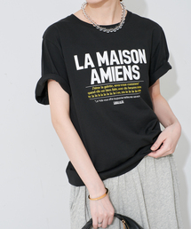 SLOBE IENA | LA HUTTE/ラ ユット SLOBE別注 ロゴTEE【洗濯機使用可能】(Tシャツ/カットソー)