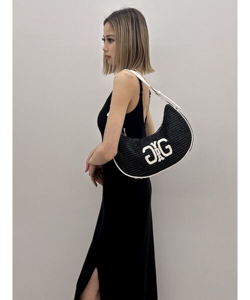 GYDA（ジェイダ）の「Symmetry GYDA サークルBAG（ハンドバッグ・レディース・オフホワイト/ブラック/その他1・FREE）」の7枚目の写真