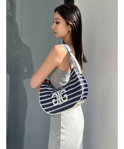 GYDA（ジェイダ）の「Symmetry GYDA サークルBAG（ハンドバッグ・レディース・オフホワイト/ブラック/その他1・FREE）」の9枚目の写真