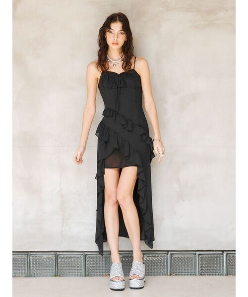 EVRIS（エヴリス）の「グリッターチャンキーヒールサンダル（サンダル・レディース・シルバー/ゴールド・SMALL/MEDIUM/LARGE）」の16枚目の写真