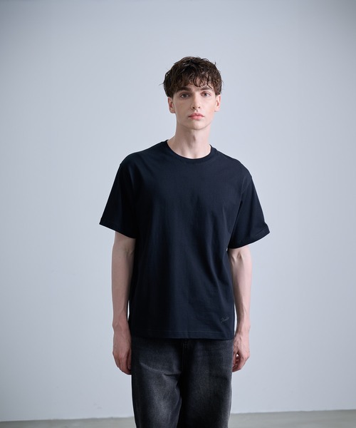 NUMBER (N)INE(ナンバーナイン)の「【NUMBER(N)INE/ナンバーナイン】BASIC HEM PRINTED T-SHIRT / ベーシック ワンポイント ロゴプリント Tシャツ(Tシャツ/カットソー・メンズ・ブラック/チャコールグレー/ホワイト・M/L/XL)」の18枚目の写真