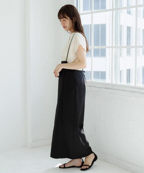 セール】『WEB/一部店舗限定』ナローサスペンダースカート（スカート