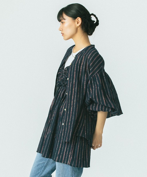 ブラウス シャツ (mag.by c)VOLUME SLEEVE BLOUSE レディース mag.by c)VOLUME SLEEVE BLOUSE（シャツ/ブラウス）｜ROSE BUD