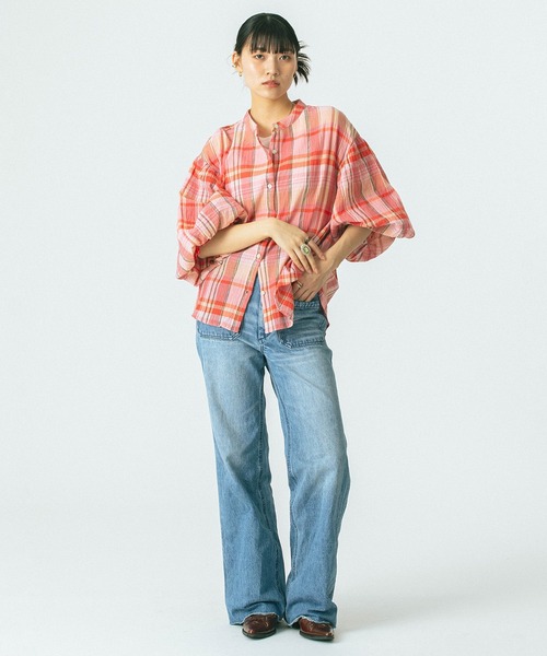 ブラウス シャツ (mag.by c)VOLUME SLEEVE BLOUSE レディース mag.by c)VOLUME SLEEVE BLOUSE（シャツ/ブラウス）｜ROSE BUD