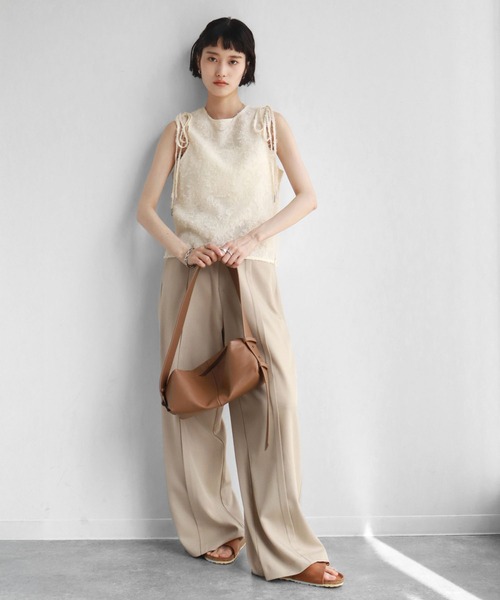 NOGLE（ノグル）の「【NOGLE/ノグル】シアーフリンジリボントップス（その他トップス・レディース・ライトグレー/ブラック/ネイビー/アイボリー・FREE）」の14枚目の写真