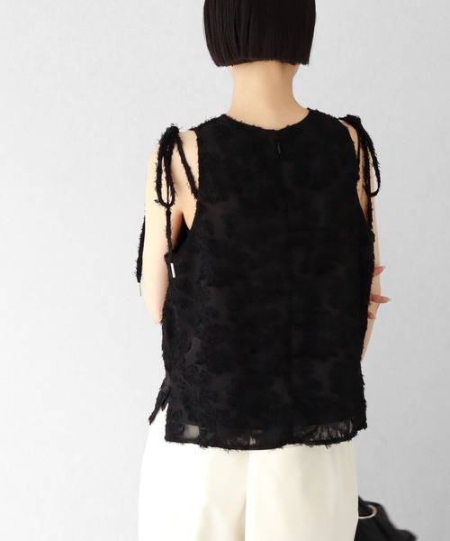 NOGLE（ノグル）の「【NOGLE/ノグル】シアーフリンジリボントップス（その他トップス・レディース・ライトグレー/ブラック/ネイビー/アイボリー・FREE）」の17枚目の写真