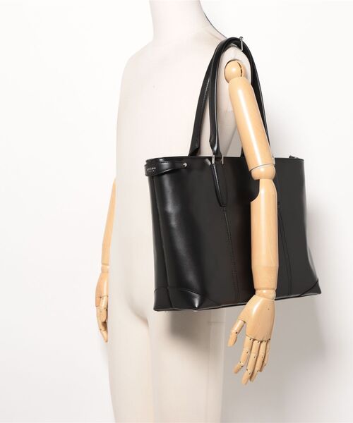 ultima TOKYO(ウルティマトーキョー)の「トートバッグ ultima TOKYO バート B4収納 14.0インチPC収納 牛革(トートバッグ・メンズ・ブラック・FREE)」の6枚目の写真