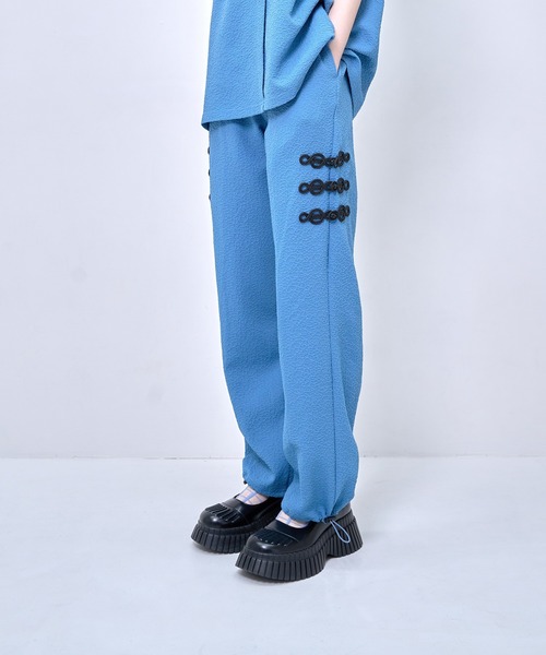 Nora Lily(ノラリリー)の「【Nora Lily】Melange China Straight Pants(UNISEX)(その他パンツ・メンズ・ベージュ/ブラック/ブルー/ライトグレー・FREE)」の4枚目の写真