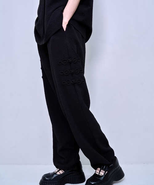 Nora Lily(ノラリリー)の「【Nora Lily】Melange China Straight Pants(UNISEX)(その他パンツ・メンズ・ベージュ/ブラック/ブルー/ライトグレー・FREE)」の5枚目の写真