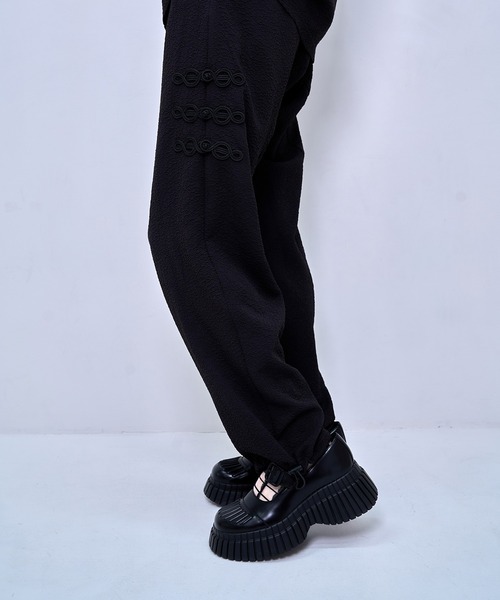 Nora Lily(ノラリリー)の「【Nora Lily】Melange China Straight Pants(UNISEX)(その他パンツ・メンズ・ベージュ/ブラック/ブルー/ライトグレー・FREE)」の6枚目の写真