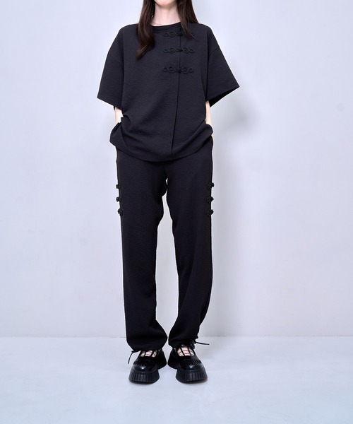Nora Lily(ノラリリー)の「【Nora Lily】Melange China Straight Pants(UNISEX)(その他パンツ・メンズ・ベージュ/ブラック/ブルー/ライトグレー・FREE)」の7枚目の写真