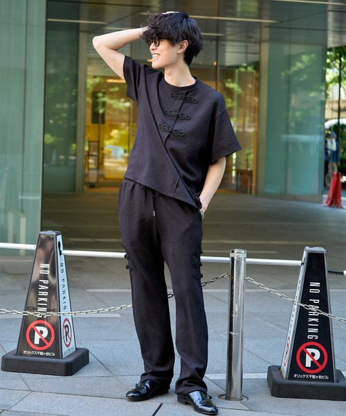 Nora Lily(ノラリリー)の「【Nora Lily】Melange China Straight Pants(UNISEX)(その他パンツ・メンズ・ベージュ/ブラック/ブルー/ライトグレー・FREE)」の12枚目の写真