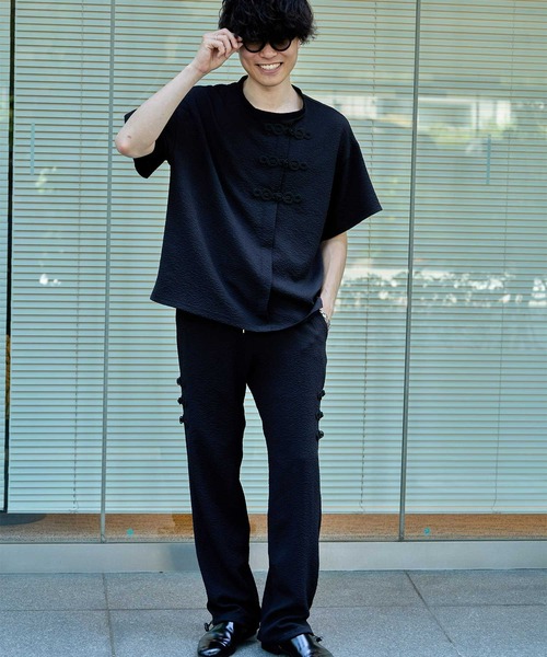 Nora Lily(ノラリリー)の「【Nora Lily】Melange China Straight Pants(UNISEX)(その他パンツ・メンズ・ベージュ/ブラック/ブルー/ライトグレー・FREE)」の13枚目の写真