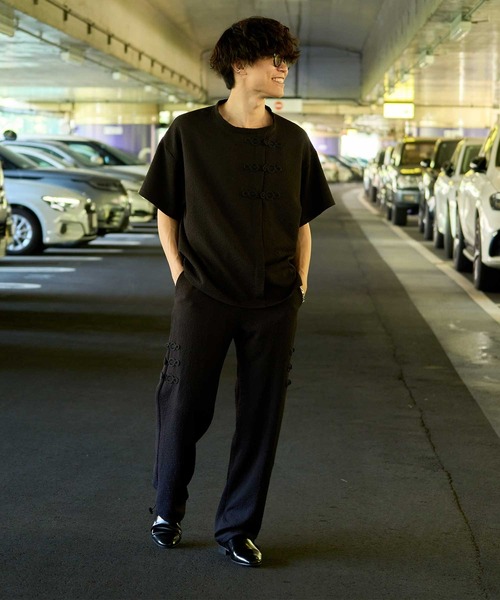 Nora Lily(ノラリリー)の「【Nora Lily】Melange China Straight Pants(UNISEX)(その他パンツ・メンズ・ベージュ/ブラック/ブルー/ライトグレー・FREE)」の14枚目の写真