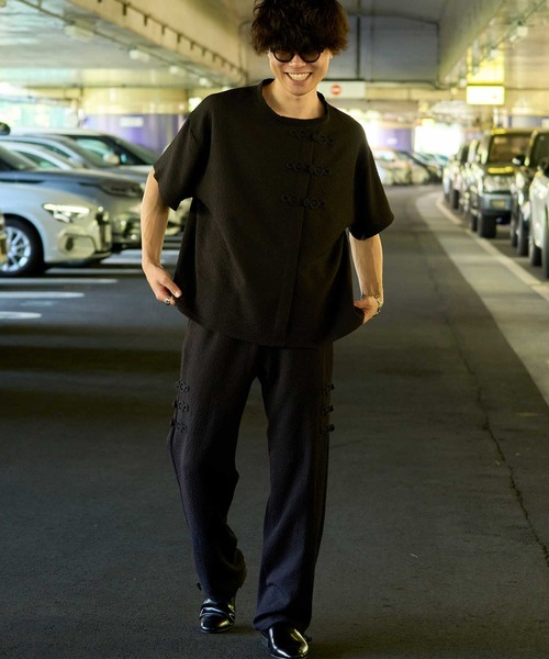 Nora Lily(ノラリリー)の「【Nora Lily】Melange China Straight Pants(UNISEX)(その他パンツ・メンズ・ベージュ/ブラック/ブルー/ライトグレー・FREE)」の15枚目の写真