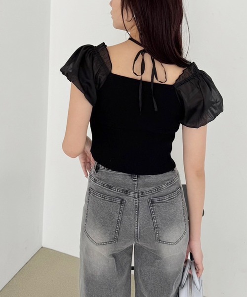 one after another NICE CLAUP(ワンアフターアナザーナイスクラップ)の「【新色追加!】ドッキングオフショルニット(ニット/セーター・レディース・グレー/ブラック/ベージュ/オフホワイト/モカ/アイボリー・FREE)」の10枚目の写真