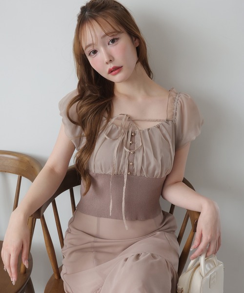 セール】【新色追加！】ドッキングオフショルニット（ニット/セーター