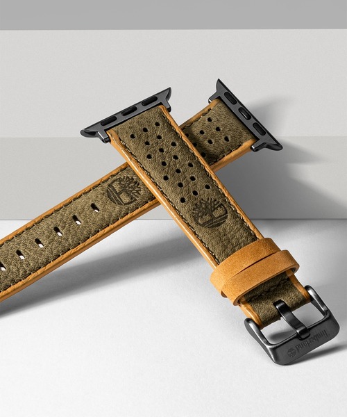 Timberland(ティンバーランド)の「「Timberland/ティンバーランド」Apple Watch Band/アップルウォッチ バンド ヴァルディビアン/2サイズ展開【38 mm / 40 mm / 41mm】【42 mm / 44 mm / 45mm】(デジタル腕時計・メンズ・オリーブ/ブラック/ブラウン/ネイビー・L/S)」の4枚目の写真