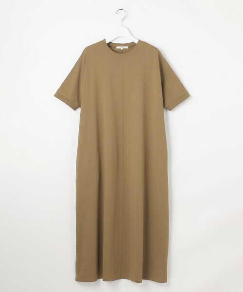 23区(ニジュウサンク)の「【SLOW/一部店舗限定】MVSコットン T ワンピース(ワンピース・レディース・カーキ系/グレー系/ホワイト系・38)」の9枚目の写真