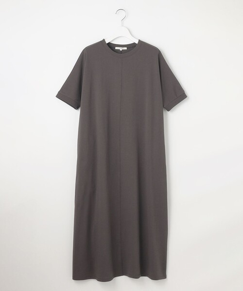 23区(ニジュウサンク)の「【SLOW/一部店舗限定】MVSコットン T ワンピース(ワンピース・レディース・カーキ系/グレー系/ホワイト系・38)」の10枚目の写真