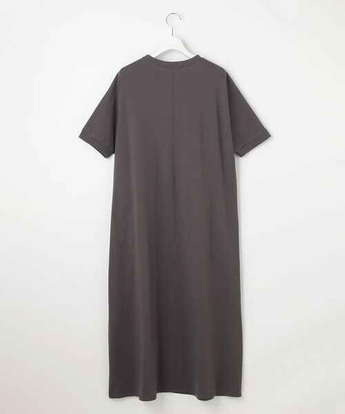 23区(ニジュウサンク)の「【SLOW/一部店舗限定】MVSコットン T ワンピース(ワンピース・レディース・カーキ系/グレー系/ホワイト系・38)」の11枚目の写真